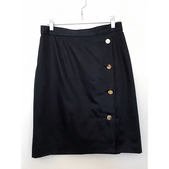 KORS Sz 10 BlK Wool Blend Mini Skirt - Picture 1 of 5
